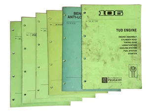 Peugeot 106 Manuales de Servicio Taller Fábrica Diagramas de Mantenimiento Guías de Motor - Imagen 1 de 14