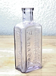 Antique 1890s Medicine Bottle Embossed GRAEFENBERG CO Childrens Panacea New York - Picture 1 of 11