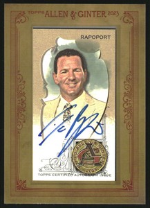 2023 Topps Allen and Ginter Framed Mini Autographs #MAIR Ian Rapoport Auto