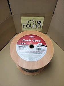 CWC NEU #8 (1/4 Zoll) x 1200 Fuß SCHWARZ Flügel Schnurspule * SIEHE BILDER - Bild 1 von 3
