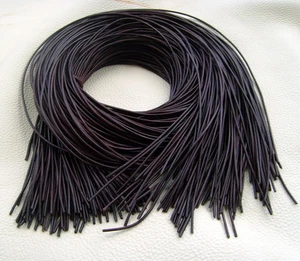 Lederriemen 1,0 Meter robustes deutsches Vollrindleder 2 mm Stark dunkel Braun - Bild 1 von 3
