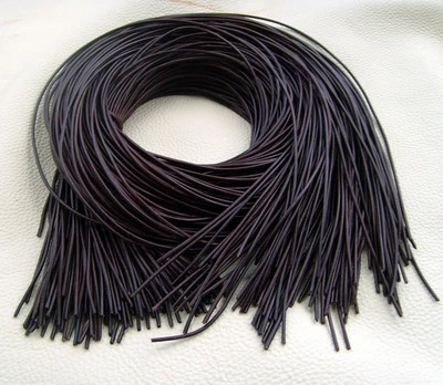 Lederriemen 1,0 Meter robustes deutsches Vollrindleder  2 mm Stark dunkel Braun - Bild 1 von 3