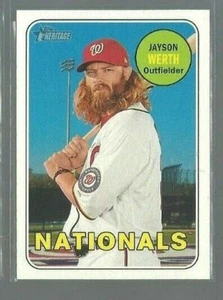 2018 Topps Heritage #448 Jayson Werth SP (ref 65551) - Picture 1 of 1