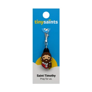 Tiny Saints Saint Timothy CHARM -Paracords, Bracelets, Backpacks, Gifts, NEW - Picture 1 of 3