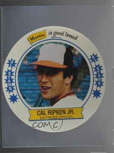 1989 Master Bread AL Stars Discs Cal Ripken Jr #12 HOF