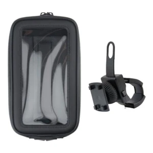 Motorbike Handlebar Phone Holder Motorcycle Phone Bag 360 Degree Rotating Stand - Photo 1 sur 10