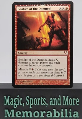MTG Bonfire of the Damned Avacyn Restored Mythic Rare Magic The Gathering LP - Image 1 of 2