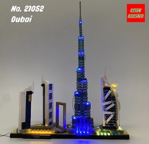 Brickbooster LED 21052 Dubai Architektur (nur Beleuchtung) Versand aus USA - Bild 1 von 1