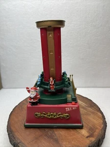 Holiday Time 7” Drop Coaster Ride Tower Musical Christmas Decoration WORKING - Picture 1 of 4