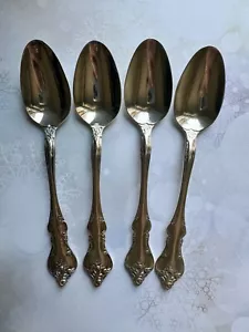 Set 4 ORLEANS 1964 Tea spoons Teaspoons BY 1847 ROGERS, Silverware Silver Plate - Foto 1 di 11