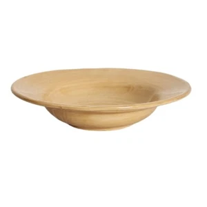 Pottery Barn Sausalito Amber Wide Rimmed Bowl 10 Inch Soup Salad Pasta Mexico - Picture 1 of 9