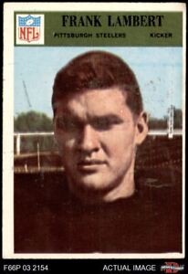 1966 Philadelphia #151 Frank Lambert Steelers Mississippi 2 - GOOD F66P 03 2154