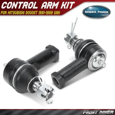 2x Front Outer Tie Rod End for Mitsubishi 3000GT 1991-1999 Van 1987 1988-1990 - Image 1 of 4