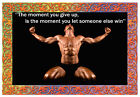 -A3- BODY BUILDING INSPIRATIONAL MOTIVATIONAL FAMOUS QUOTE POSTER PRINT #33