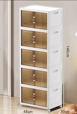 mobile- dispensa alto 5 livelli di scaffali misure 140cm 48cm 30cm