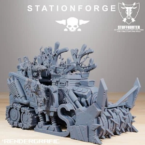 Orkaz Festivator - StationForge - Scifi Orks Wargaming Tabletop (40K compatible) - Picture 1 of 9