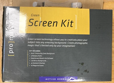 Promaster 6'x10' Chromakey Video PANTALLA VERDE Foto 1 de 2
