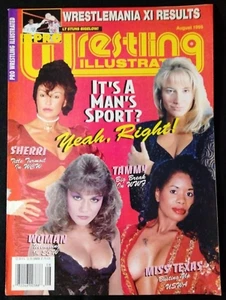 PWI PRO WRESTLING ILLUSTRATED Magazine AUGUST 1995 Sherri Tammy Woman Miss Texas - Picture 1 of 5