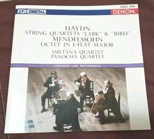Haydn - String Quartets "Lark" & "Bird" - Rare Denon Japan 1986 CD  (EX) - Picture 1 of 3