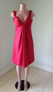 Calvin Klein Women's Red Sleeveless Formal Dress Size 10 - Picture 1 of 9