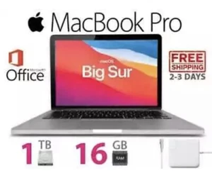 Apple Macbook Pro 13.3” 2.5GHz intel Core i5 16GB RAM 1TB HDD Turbo🔥 - Picture 1 of 8