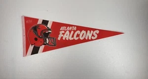 Pennant - Vintage NFL - Atlanta Falcons - FULL-MASK HELMET - Picture 1 of 3