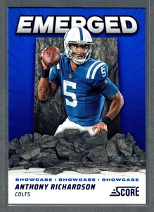 2024 Panini Score Anthony Richardson Emerged Showcase #/100 Colts SP - Bild 1 von 2