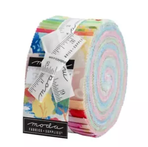 FANCIFUL FOREST Jelly Roll MODA Fabric MOMO fantasy Quilting Sewing 33570JR - Picture 1 of 18