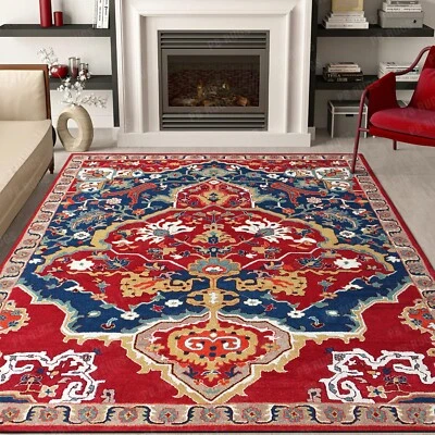 Sultanabad Heriz Multi Red Handmade 100% Wool rugs Without Tariff & duty - Image 1 of 4
