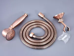 Red Copper Fitting Hand Held Shower Heads /Shower Hose /Shower Bracket 2hh128 - Picture 1 of 4