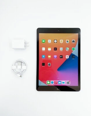 Apple iPad 7th Gen A2200 (WiFi + Cellular Unlocked) 128GB Space Gray (Very Good) - Image 1 of 4