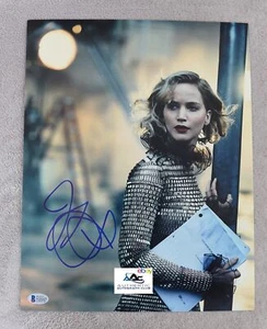 JENNIFER LAWRENCE AUTOGRAPH SIGNED 11x14 PHOTO HUNGER GAMES X-MEN BECKETT BAS - Picture 1 of 1