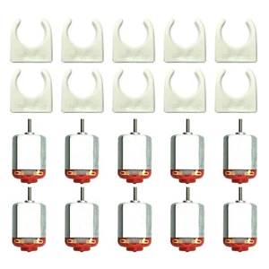 10pcs Micro 130 DC Motor Strong Magnetic Brushed Electric DC 3V -12V #21 - Picture 1 of 4