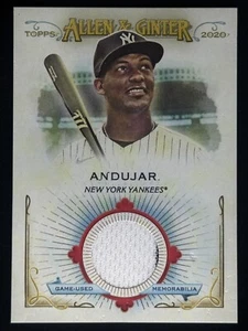 Camiseta deportiva MIGUEL ANDUJAR 2020 Topps Allen & Ginter tamaño completo reliquias juego usada reliquia - Imagen 1 de 2