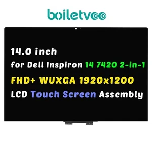 Dell Inspiron 14 7000 7420 7425 14" P161G P161G001 FHD Lcd Touch Screen Assembly - Picture 1 of 3