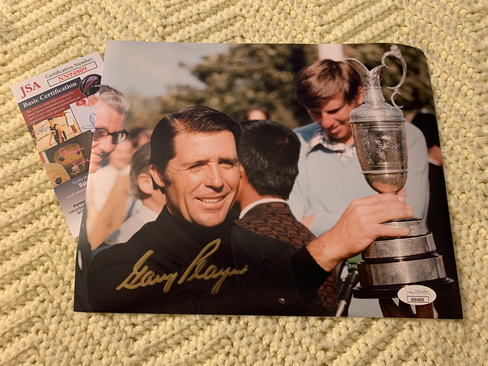 Gary Player Autographed Signed 8 X 10 Photo JSA Authentication COA 