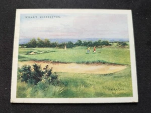 1924 Wills Golfkarte # 7 Ganton (sehr guter Zustand/sehr guter Zustand) - Bild 1 von 3