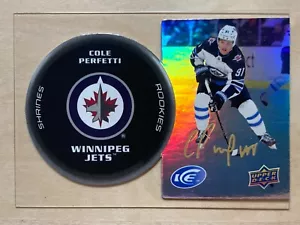2021-22 Upper Deck Ice Shrines Rookie RC Cole Perfetti #SH-45 - Picture 1 of 1
