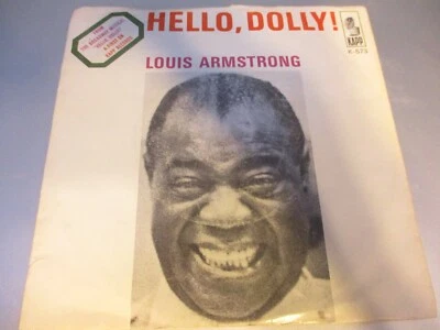 1964 LOUIS ARMSTRONG Hello Dolly Picture Sleeve 7" Kapp K 573 Jazz Blues VG-/VG - Image 1 of 3