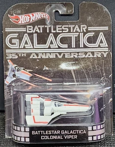 HOTWHEELS Retro Entertainment 2013 E - BATTLESTAR GALACTICA Colonial Viper 1:64 - Bild 1 von 3
