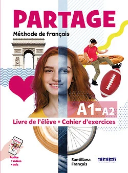 PARTAGE A1/A2 LIVRE+CAHIER. NUEVO. Envío URGENTE. LIBRO DE TEXTO (IMOSVER) - Imagen 1 de 1