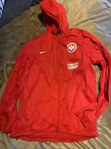 SGE Eintracht Frankfurt Regenjacke Bundesliga Trikot Nike Gr. M Matchworn Dünn - Bild 1 von 5