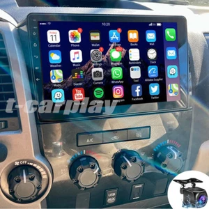 Car Stereo GPS Radio Apple Carplay For Toyota Tundra 2007-2013 Sequoia 2008-2018 - Picture 1 of 16