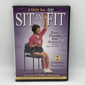 Sit And Be Fit (2 DVD Set, 2008) Mary Ann Wilson - Senior Fitness - New Sealed - Picture 1 of 2