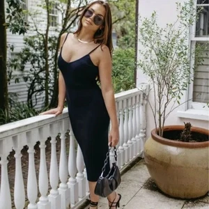 Vestido midi tejido Kittenish Darcie nuevo con etiquetas | Jessie James Decker | XL - Imagen 1 de 7