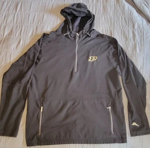 Purdue Boilermakers Shirt Mens XL Black NCAA Football Hoodie IslandZone Pullover - Picture 1 of 12