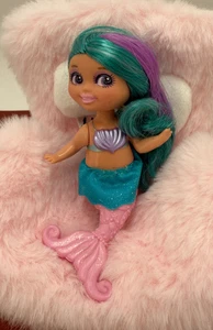 Mattel 2008 ❤ Barbie ❤ Fairytopia : Mermaid Baby Mini 12cm Merbabies Doll #L8607 - Picture 1 of 4