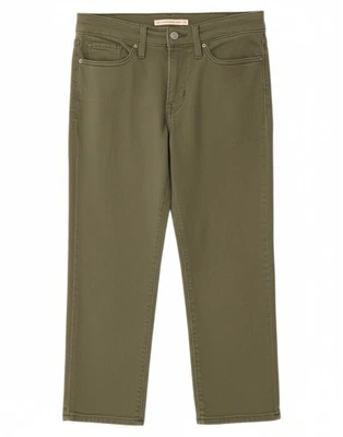 LEVI'S Womens 311 Shaping Skinny Capri Jeans W27 L21 Green Cotton CK15 - Image 1 of 4