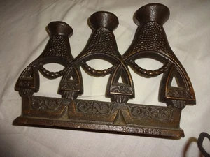 Candelabro de metal Matroshka RARO COLECCIONISTA 15-19 cm - Imagen 1 de 2