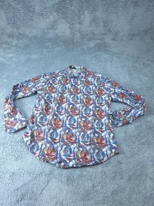 Robert Graham Shirt Mens Small Lotus Floral Paisley Long Sleeve Casual Dress - Picture 1 of 10